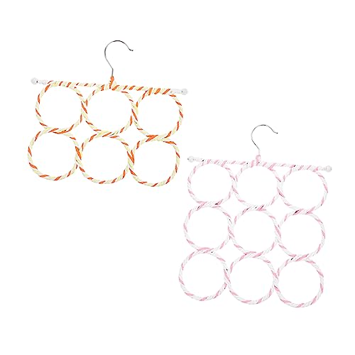 HEALSOPTHY 2 pièces Porte Foulard Pliable de Support de Foulard et Design Gain de Place pour Organiser et Vos Accessoires à