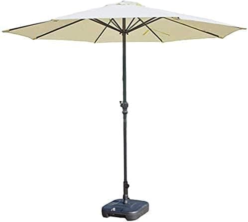 Housewares Sun Parasol Umbrella Garden Umbrellas Patio Umbrella Outdoor Table Umbrella, Polyester Waterproof Anti-UV (Size : Khaki)