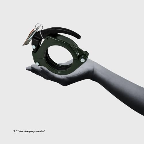 Image of Hevi-Duty (HD) Engagement Concrete Pump Placing Line Snap Clamp Shotcrete Laydown System Coupling (2 inch ID, 2.5 inch ID, 3 inch ID, 4 inchID) (2 inch)
