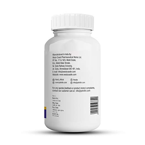 Petvit-Joint-Cartilage-Supplement-with-Glucosamine-Chondroitin-MSM-Collagen-Hyaluronic-Acid-for-Dogs-and-Cats-60-Palatable-Chewable-Tablets