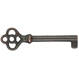 ABA KY-14AC Antique Copper Plated Key for Drawer OR Cabinet Lock with A Fancy Bow