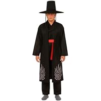 FIESTAS GUIRCA | Disfraz de Demonio Negro para Hombre (48-50/M)