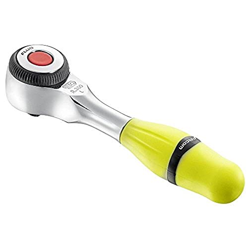 Facom R.360 - Cliquet 1/4' à Manche Hélocoïdal à Action Rapide - coloris aléatoire