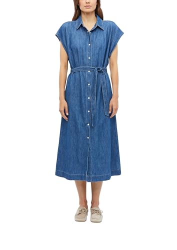 Robe midi en jean s.Oliver pour un look décontracté chic en terrasse