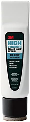 3M SHR-3-AIO High Strength Small Hole Repair All in One Applicator Tool, 3 Fl Oz (Pack of 1), White