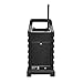 PYLE PWPBT250BK Rugged & Portable Bluetooth Speaker with FM Radio, USB/SD Readers & Built-in Rechargeable Battery (Black)
