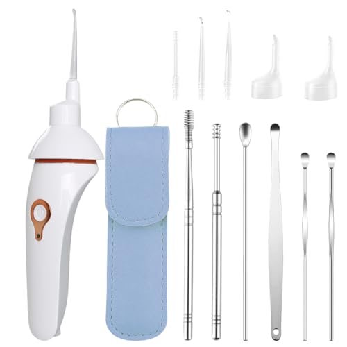 Ohrenschmalz Entferner Sauger Mit LED-Licht, Elektrisch Ohrenreiniger Sauger, Ohrenschmalz Sauger Mit USB-Datenkabel, Elektrischer Ohrenreiniger Wasserdicht Für Erwachsene Kinde