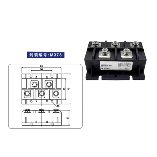 Rect 150A 1600V MDS300A pont redresseur triphasé à faible perte - 4