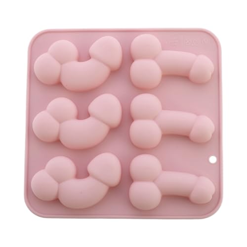 Molde de silicona forma de órgano masculino 7 x 5 x 2.54 cm miniatura 1
