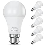 Levidon Bayonet Light Bulbs 100W Equivalent, Cool White 6500K,13.5W 1520LM Super Bright LED Bayonet Bulb, Daylight B22 LED Bulbs, BC GLS Energy Saving Lightbulbs Bayonette, Non-dimmable, Pack of 6