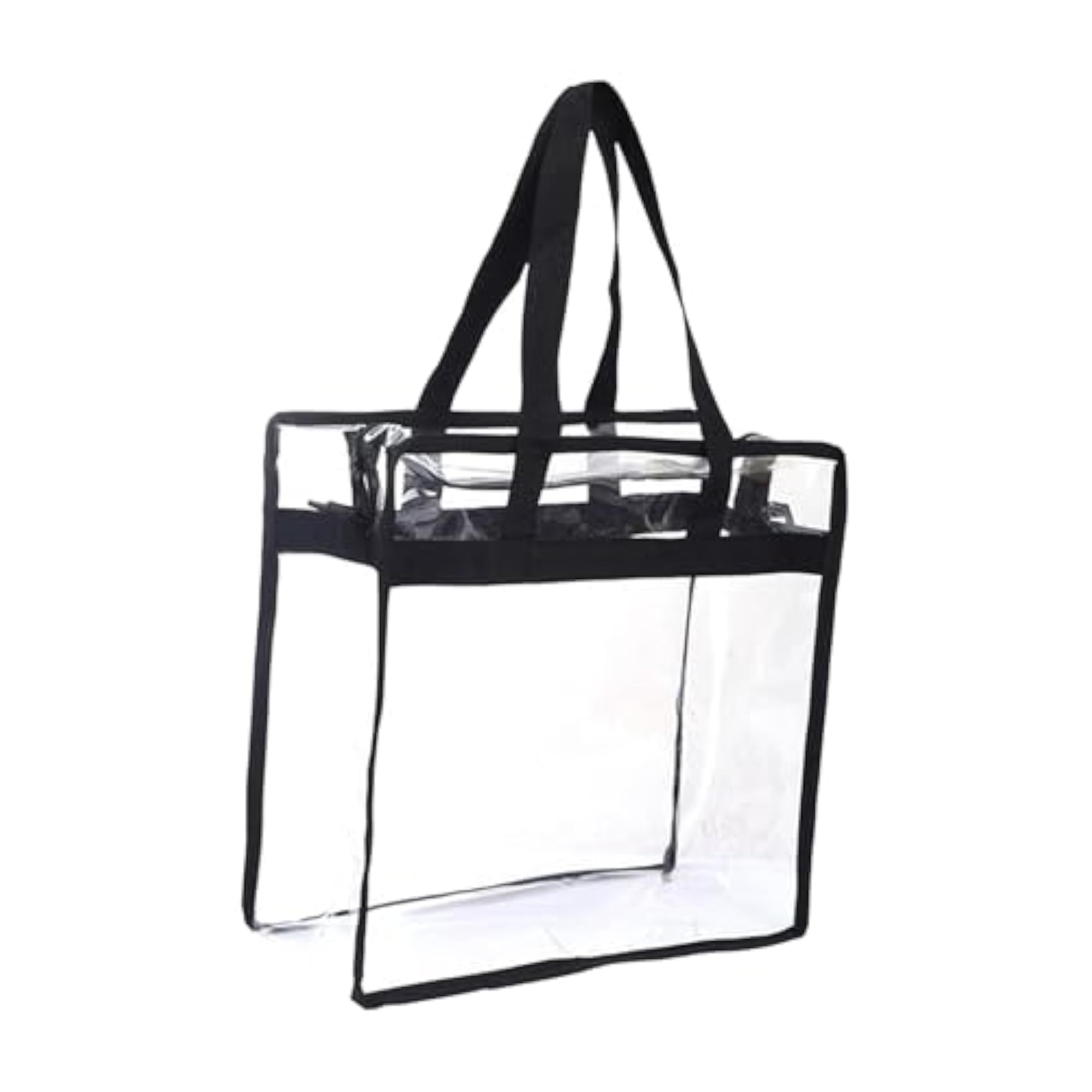 Clear Cosmetic Makeup Bag for Commuting, Black