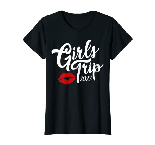 Mujer Girls Trip 2023 - Camisa a juego para escapadas de fin de semana Camiseta