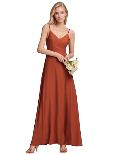 Ever-Pretty Women's V Neck Spaghetti Straps Bridesmaid Dress