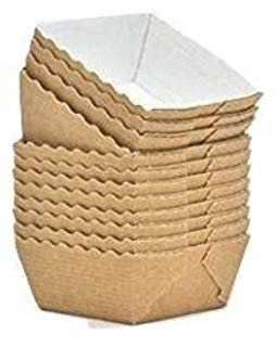 50 BAKERY DIRECT SQUARE MINI LOAF CARD DISPOSABLE BAKING MOULDS/CASES *FREEPOST* Cover