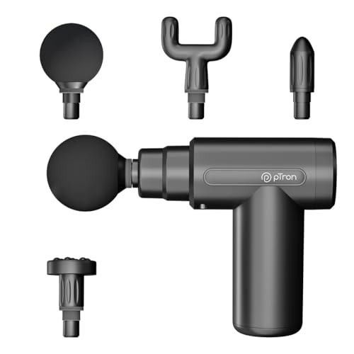 pTron Revivo Z1 Deep Tissue Massage Gun for Muscles Pain Relief, ...