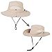Kids-Boys-Summer-Sun-Hat Outdoor-UV-Protection-Mesh-Fishing-Hat Quick-Drying Wide Brim Beach Hats (5-10Y)