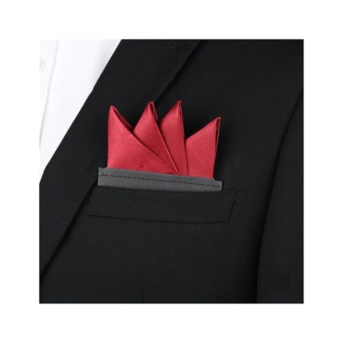 Pañuelo de bolsillo hombre pack de 5 uds lisos para trajes de novio y negocios