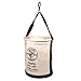 Klein Tools 5109PS Canvas Bucket, Wide-Opening Straight-Wall Tool Bucket with Pocket and Swivel Snap, 75-Pound Load Rated