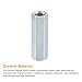 uxcell 10pcs M12x15x50mm Coupling Nuts - Galvanized Carbon Steel Hex Threaded Rod Coupler for Furniture, Electronic, Industrial