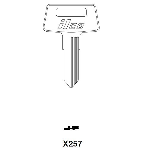 Ilco X257 Kawasaki ATV KA23 Key Blank Pack of 10