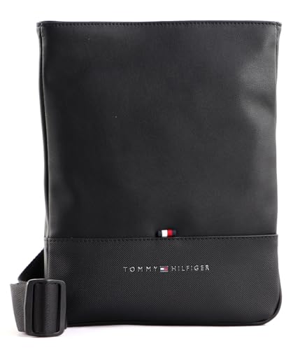 Tommy Hilfiger Men TH Essential Crossover Shoulder Bag Small, Black (Black), One Size