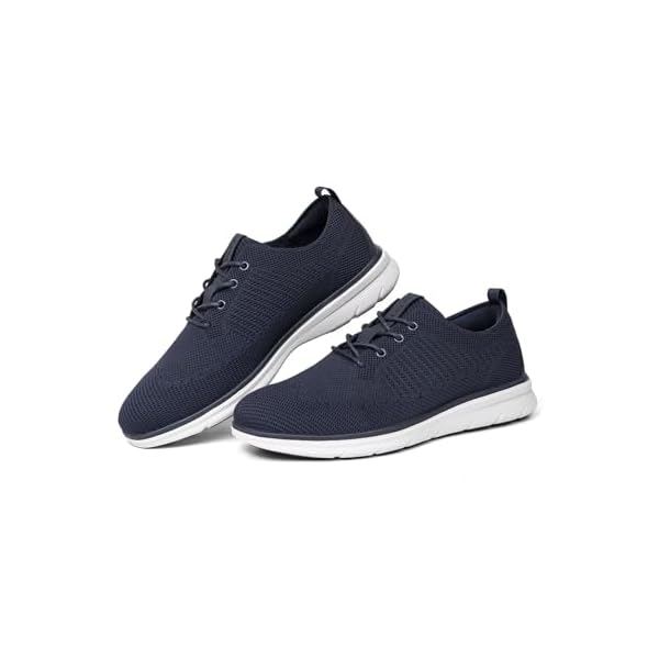 Men's Dress Oxfords Casual Walking Shoes Lightweight Mesh Business Work Sneakers Tennis Footwear