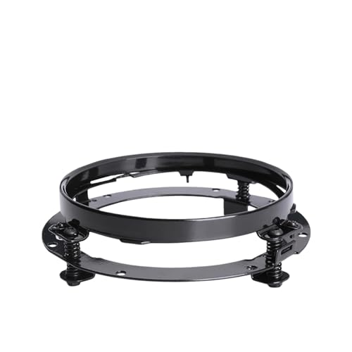 ZDTYKWPH 7-Zoll-LED-Motorradscheinwerfer mit 7-Zoll-LED-Blinkern, Tagfahrlicht und Angel Eyes, Kompatibel Für Harley Davidson, Harley Street Glide und Fat Boy(1pcs bracket)