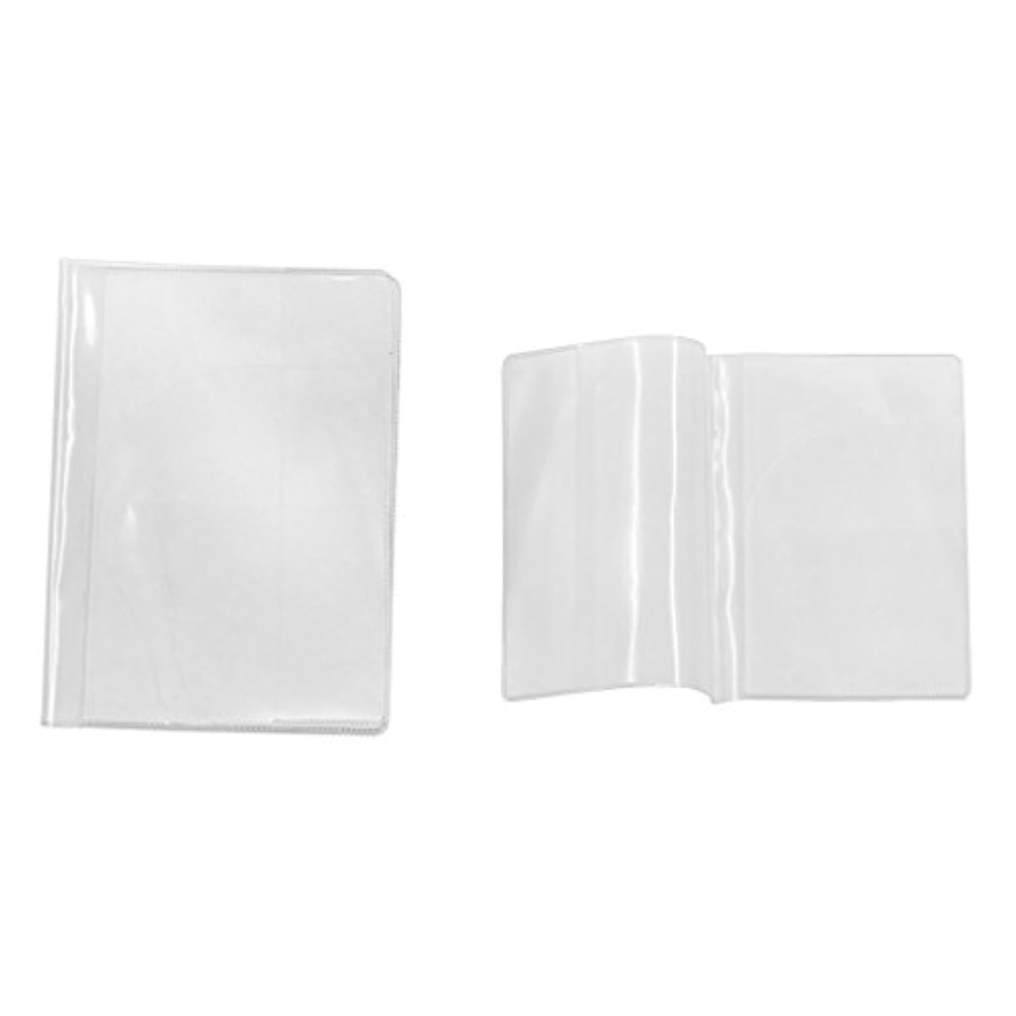 2x Waterproof Passport Cover Clear Plastic ID Card Protectors