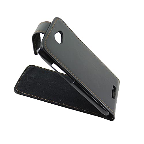 ebestStar - Coque Compatible avec HTC One S Etui Housse PU Cuir Rabat Flip + Stylet + 3 Films d'écran, Noir [Appareil: 130.9 x 65 x 7.8mm, 4.3'']