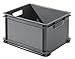 Produktbild Curver 6302007 CU Unibox Grande Eco Aufbewahrungskiste, klassisch, Kunststoff, Grau, 43 x 35 x 24 cm