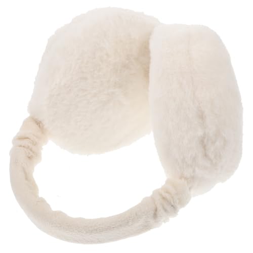 Orejeras de invierno de felpa esponjosa minkissy y calentadores de orejas outdoor para niña