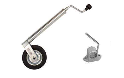 ASC Maypole 42mm Medium Duty Jockey Wheel for Trailer up to 2700kg - with HD Clamp