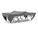 Icegrey Ping Pong Table Dust Covers Oxford Fabric Waterproof Outdoor Rain Wind Sun UV Resistant Heavy Duty Tennis Table Storage Cover Grey 280x152x76cm