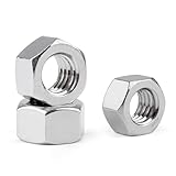 Vmuter Hex Nuts, 18 Pack M12 304 (A2-70) Stainless Steel Hardware Nuts,Standard Inch Coarse Thread Nuts