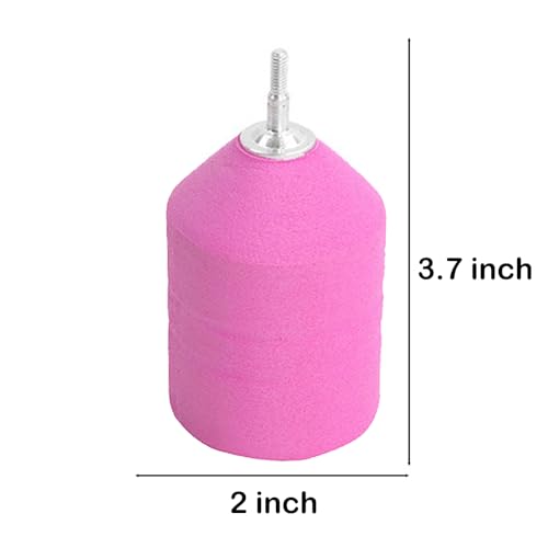 KURUGEILI 12Pack EVA Sponge Arrowheads Foam Arrow Tips,Game Practice Broadheads for 6.2mm Arrow for Archery Combat Game CS Shooting Practic Pink
