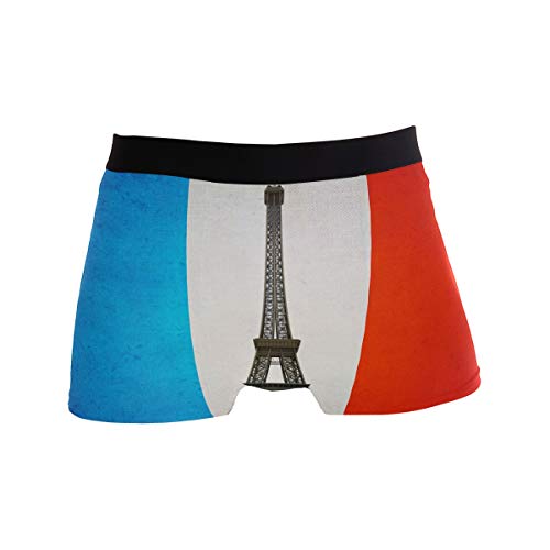 Men's Underwear Eiffel Tower On French Flag Boys' Boxer Brief