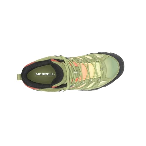 Merrell Merrell mens Moab 3 Vista Mid Wp Hiking Boot, Mosstone/Multi, 10