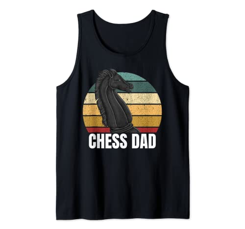Hombre Chess Dad - Gráfico de entrenador experto para amantes de los deportes Camiseta sin Mangas