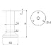 Juego de 4 x SO-TECH® Patas de Mueble ALPHA Alto ajustable Aluminio...