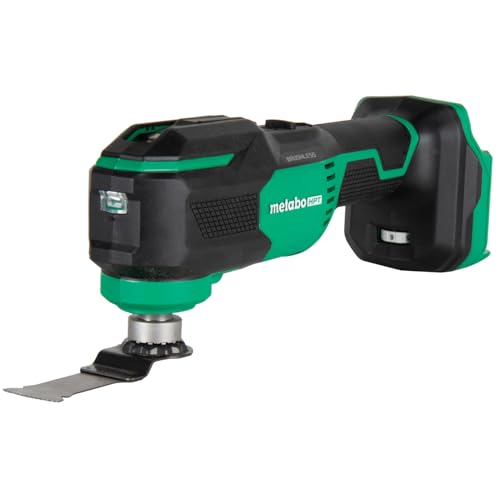 Metabo HPT 18V MultiVolt™ Oscillating Multi-Tool | Tool Only - No Battery | High Speed Cutting | Low Vibration and Noise | Lifetime Tool Warranty | CV18DAQ4