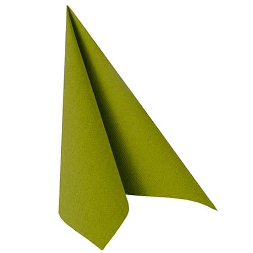 Servilletas verdes grandes Royal Collection de 40x40 cm para proteger y decorar