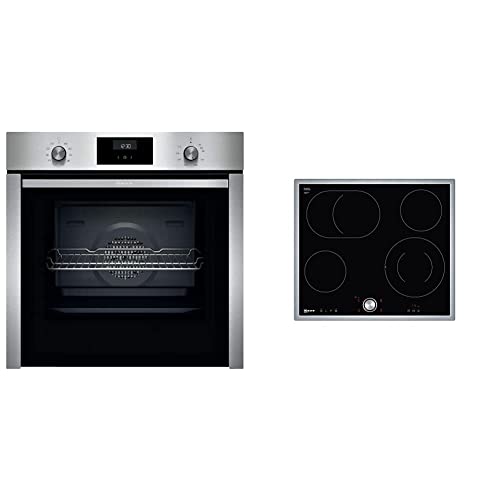 NEFF B3CCE4AN0 Einbau-Backofen N50 / 60 cm / 71 l/Edelstahl/A/Hide/CircoTherm / 7 Betriebsarten & T16BT76N0…