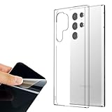 Breeze Galaxy S24 Ultra用ケース スマホケース ギャラクシー S24 ウルトラ カバー 耐衝撃 軽量 超薄型 ワイヤレス充電対応 NFC決済対応 スマホカバー 液晶フィルム１枚付き 全機種対応 (機種選択必須) GS24U-1000