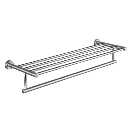 Image of ZAP 304 Grade Stainless Steel Towel Rack | Wall Mounted Towel Holder for Bathroom & Kitchen | Chrome Plated Napkin Hanger | Anti-Rust Towel Bar | Bathroom Rack Shelf | Durable & Elegant Design