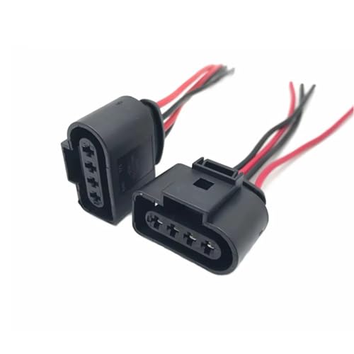 Conector de bobina de encendido de 4 pines y cables de conexión para motor 1J0973724 5