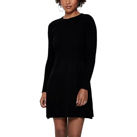 Only Onlalma L/S O-Neck Dress Knt Noos Vestido Cover