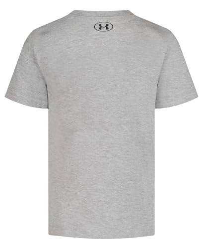 Image of Under Armour Boys' Short Sleeve Core Graphic T-Shirt, Lightweight & Breathable, Relaxed Fit