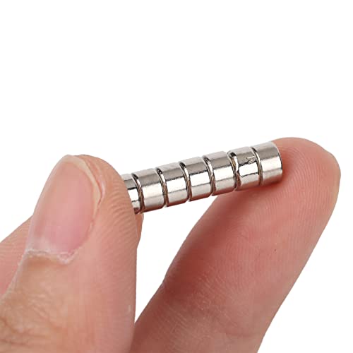 Ímã de Disco, 100 Unidades de ímã de Disco Mini Redondo Neodímio Forte Magnetismo Conjunto de Acessó