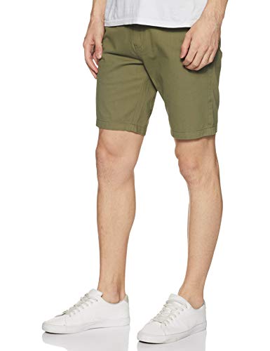 Image of Amazon Brand - Inkast Denim Co. Men's Regular Fit Cotton Woven Shorts (INKSH-TO-001 Lt. Olive 32)