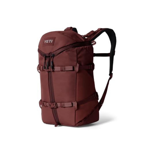 Image of YETI Ranchero Backpack 22L - Commuter Laptop Pack, Stag Dark Red